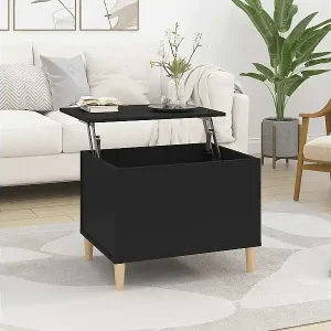 Couchtisch Schwarz 60x44,5x45 cm Holzwerkstoff Abverkauf